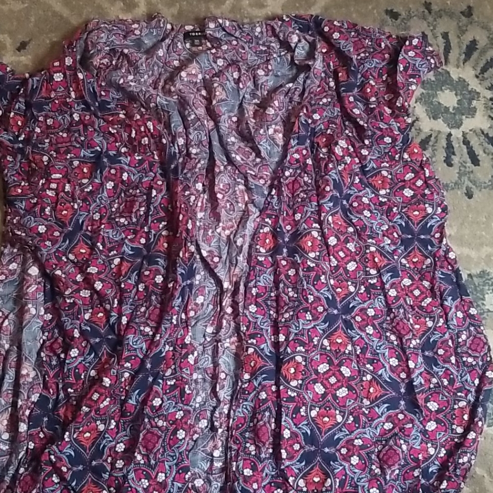 Torrid print kimono